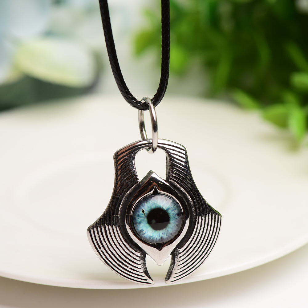 Evil's Eye Design Pendant Necklace Crystal Healing Bulk Wholesale Bulk Wholesale