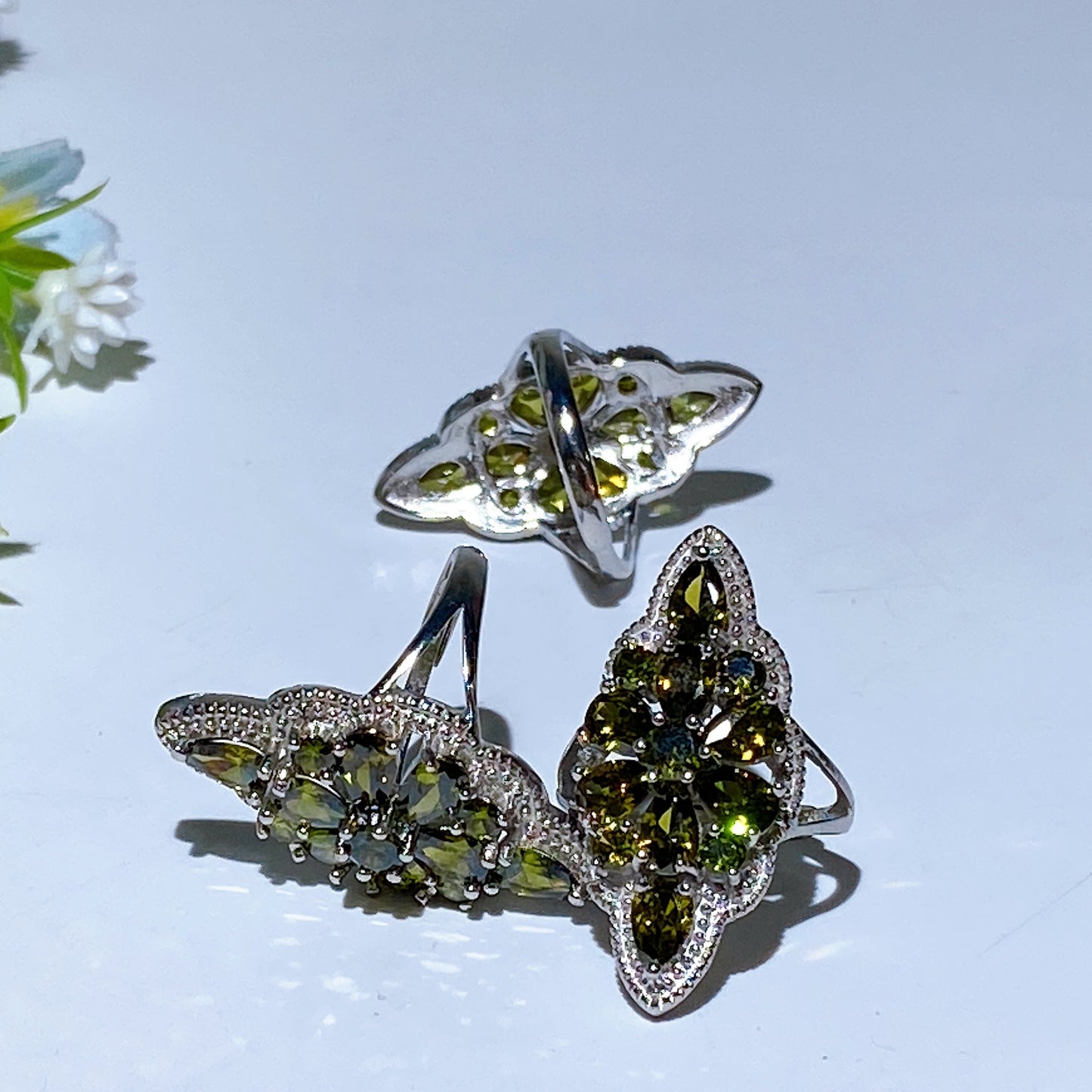 Cooper Silver Plated Zicorn Ring Crystal Healing Bulk Wholesale