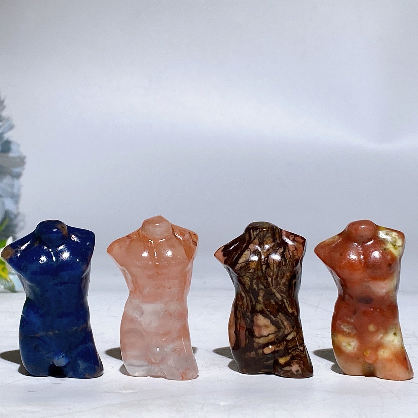 1.4" Crystal Men Model Carving Crystal Healing Bulk Wholesale