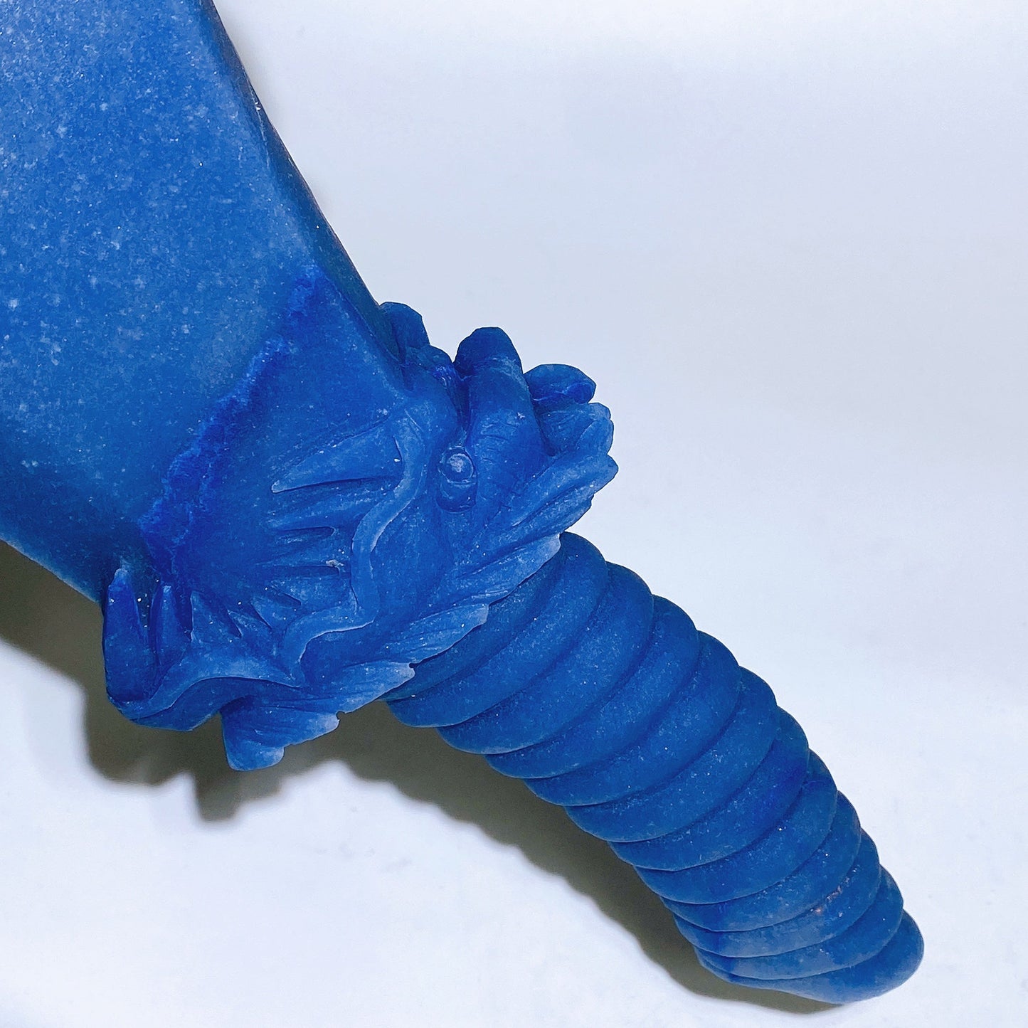 36cm Large Unique Blue Aventurine Machete Carving Crystal Healing Bulk Wholesale