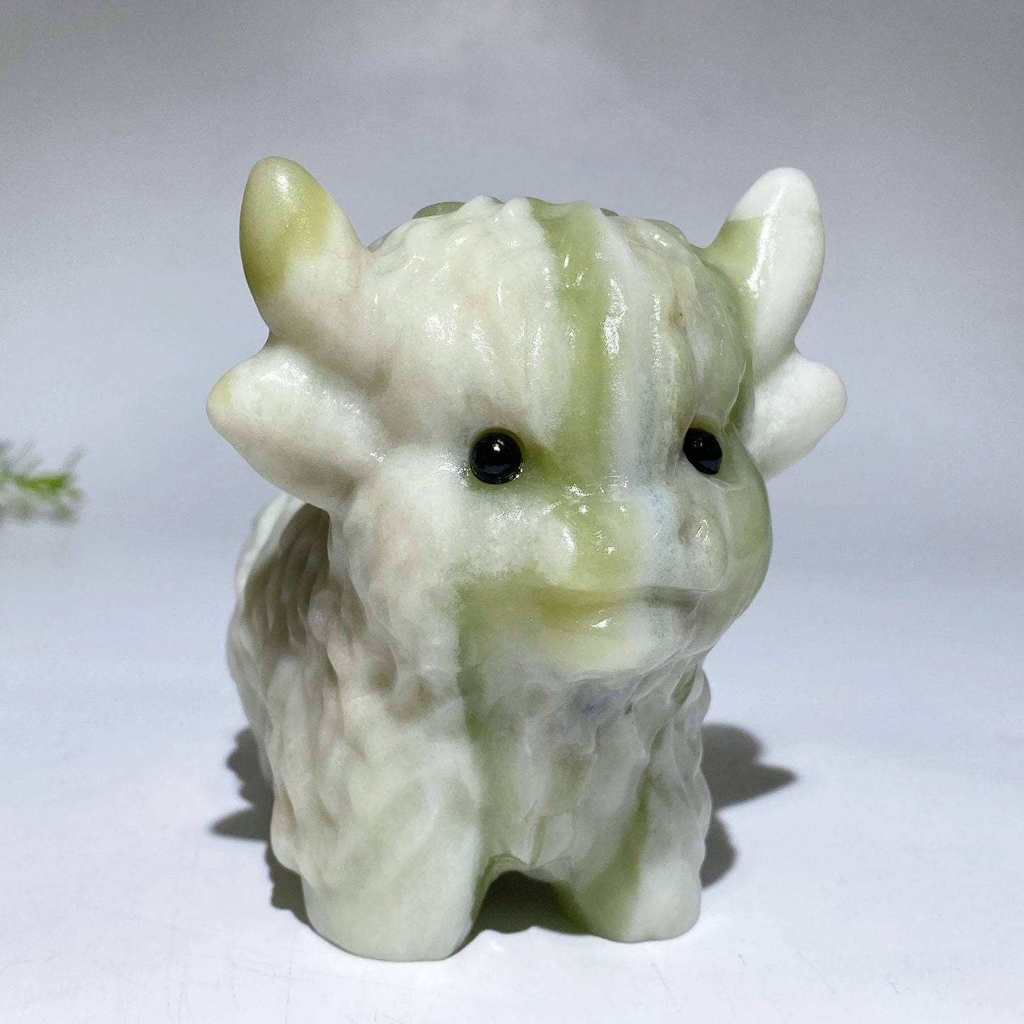 4.2"-4.6" Crystal Cattle Carving Crystal Healing Bulk Wholesale