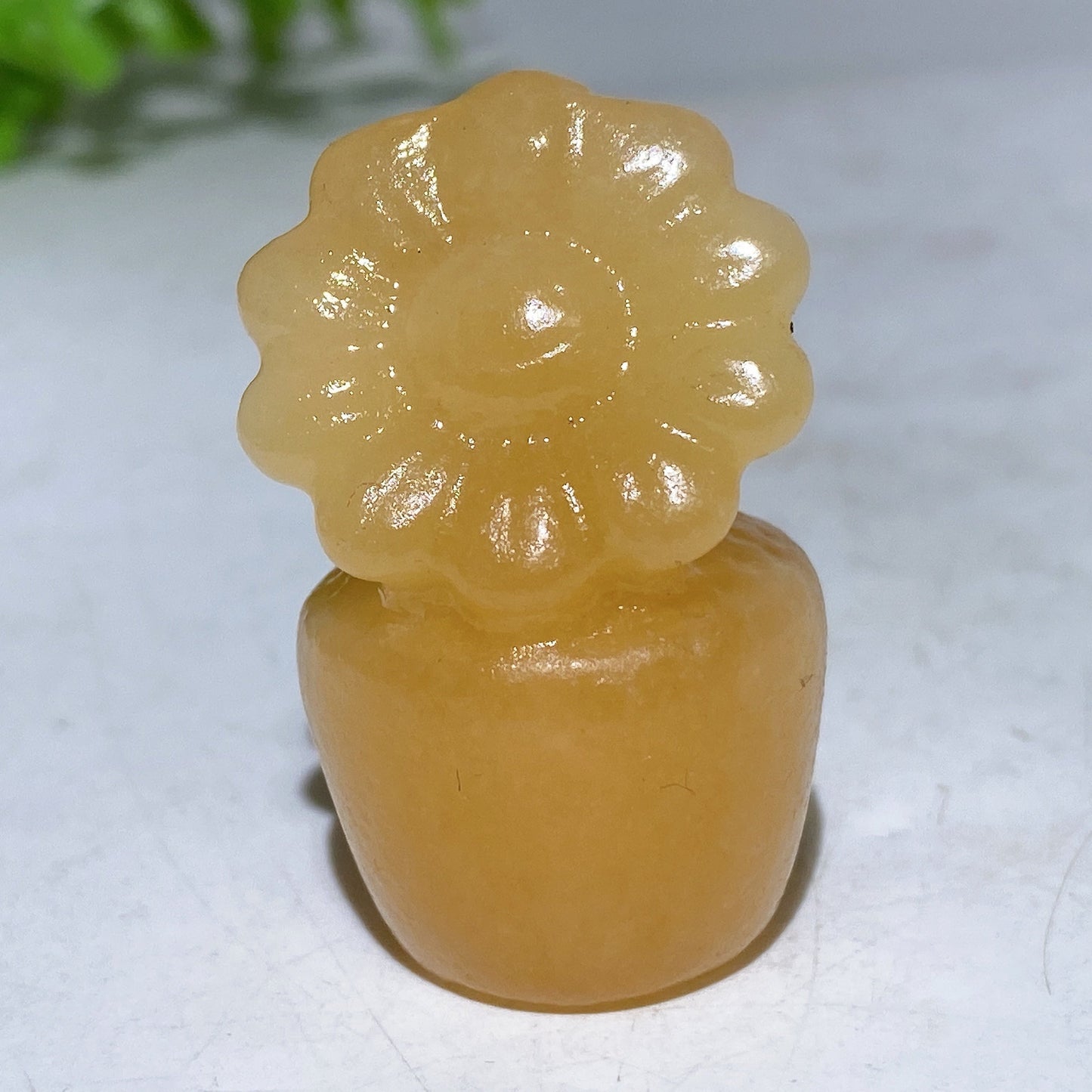 1.5" Crystal Flower Bonsai Carving Crystal Healing Bulk Wholesale