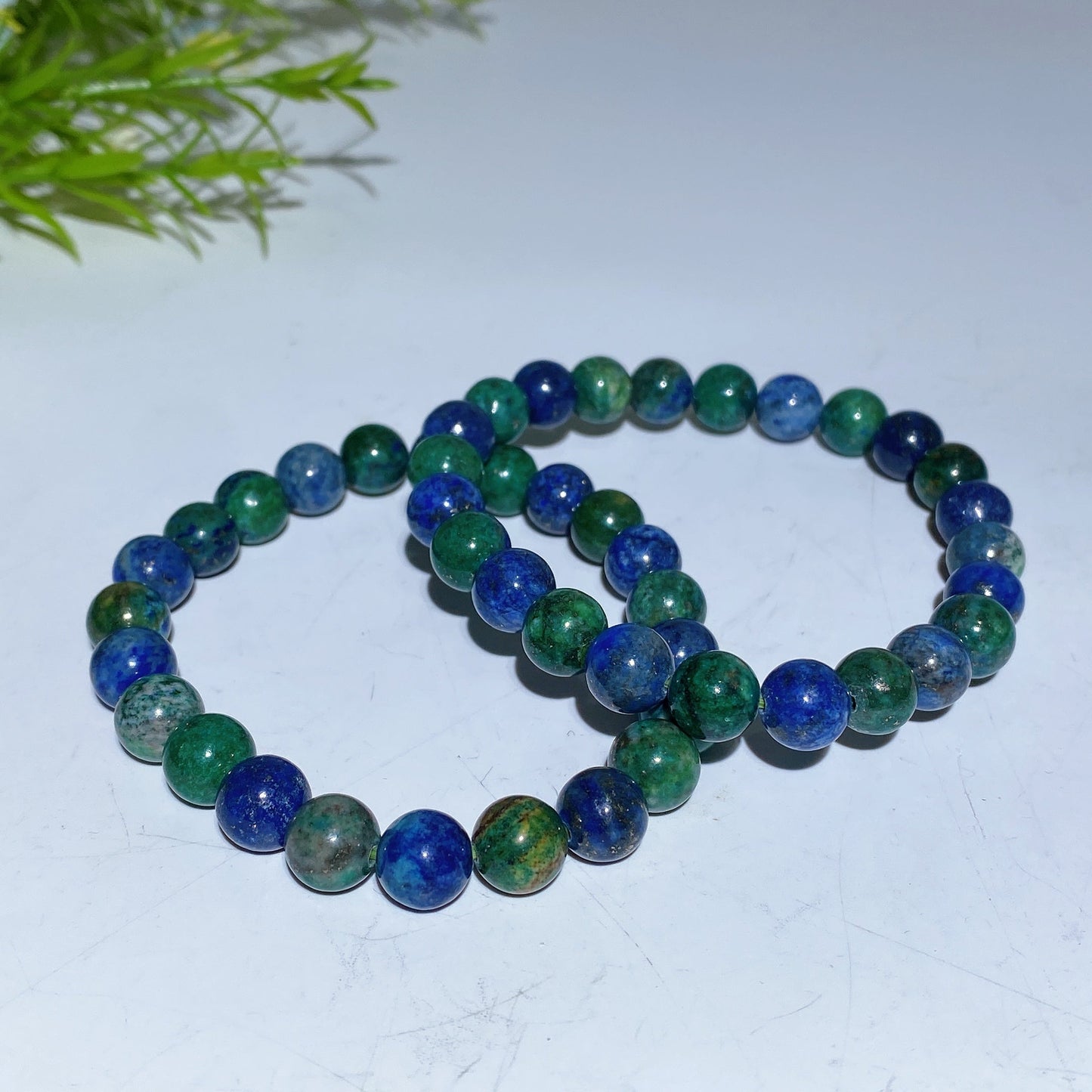 8mm Azurite Bracelet Crystal Healing Bulk Wholesale