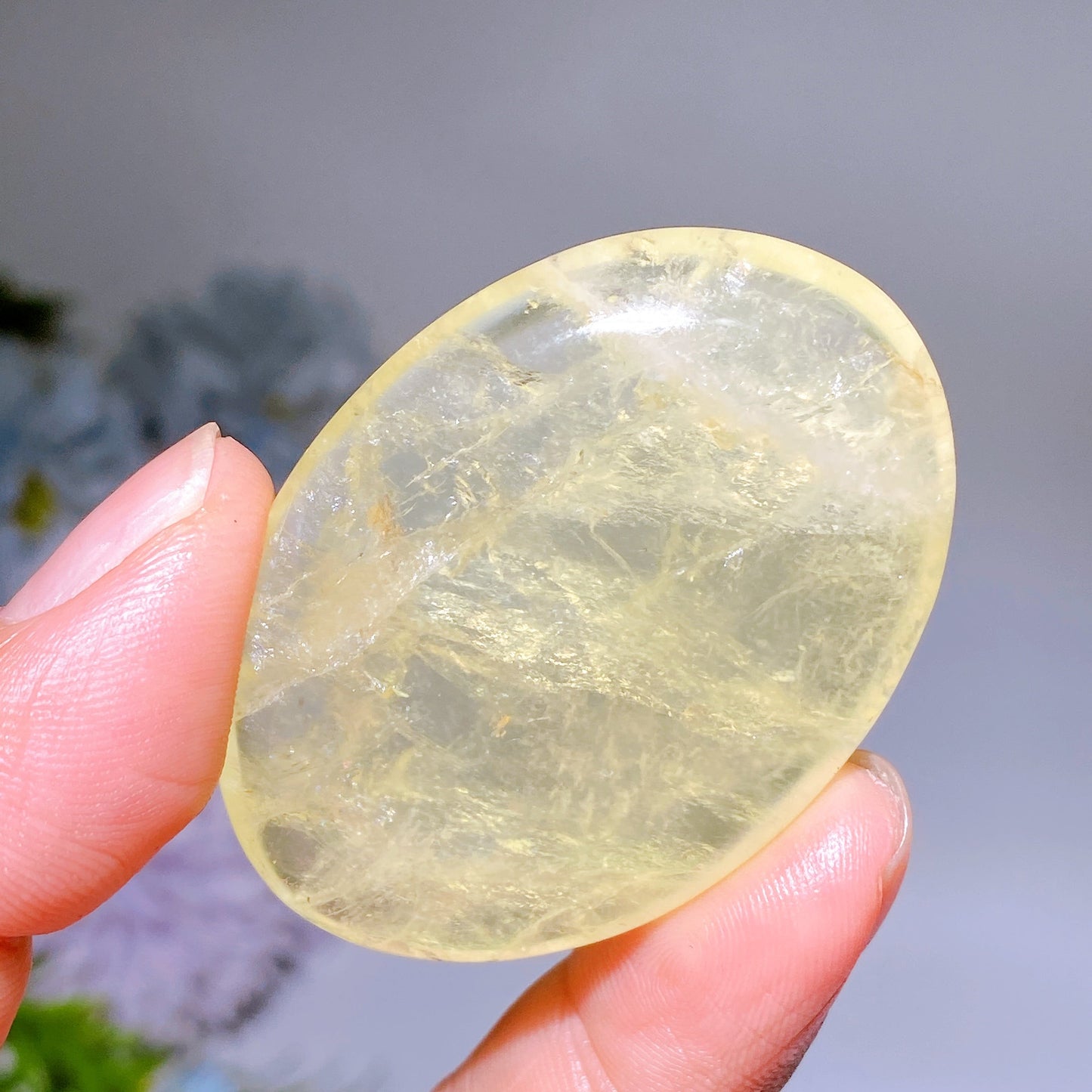2.0" Citrine Palm Crystal Healing Bulk Wholesale