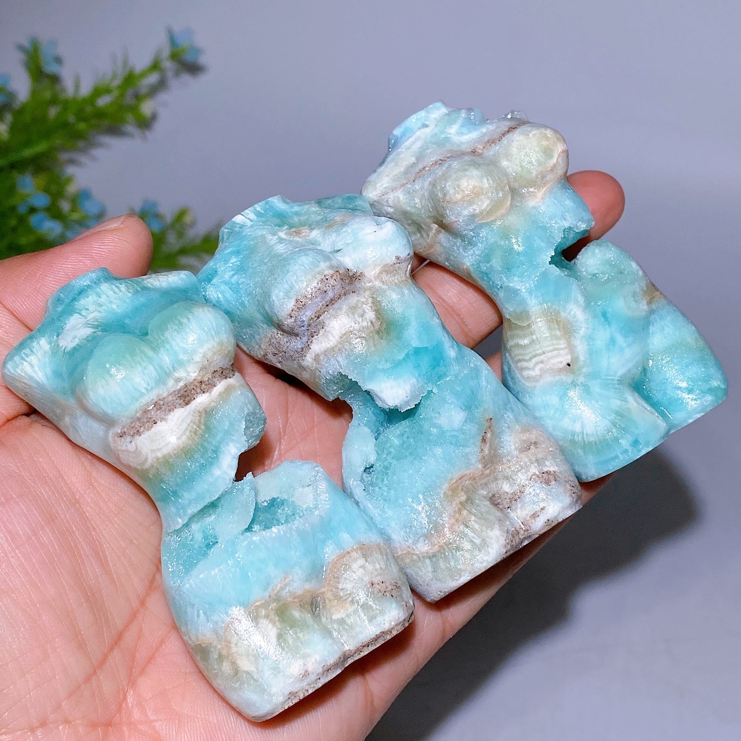 3.2" Hemimorphite Model Carving Crystal Healing Bulk Whoelsale