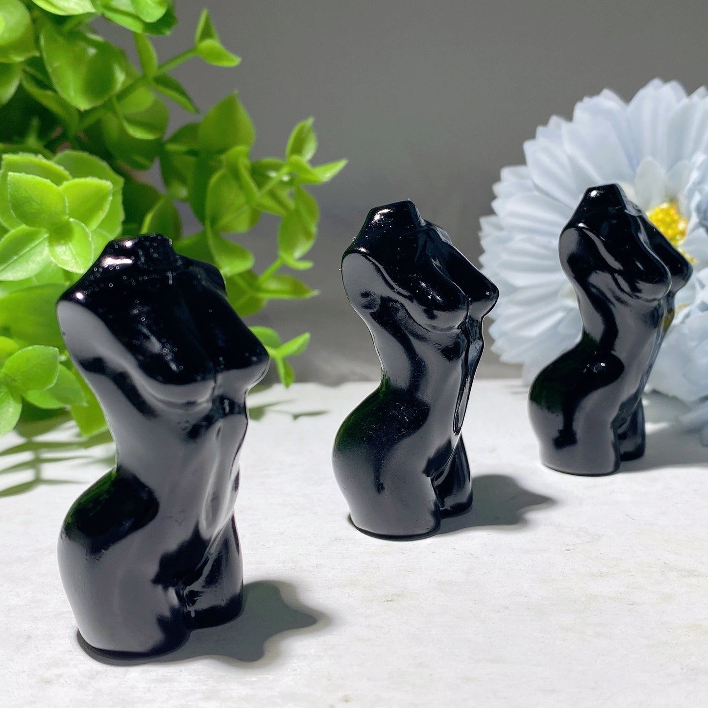 2.0" Black Obsidian Model Carving Bulk Wholesale