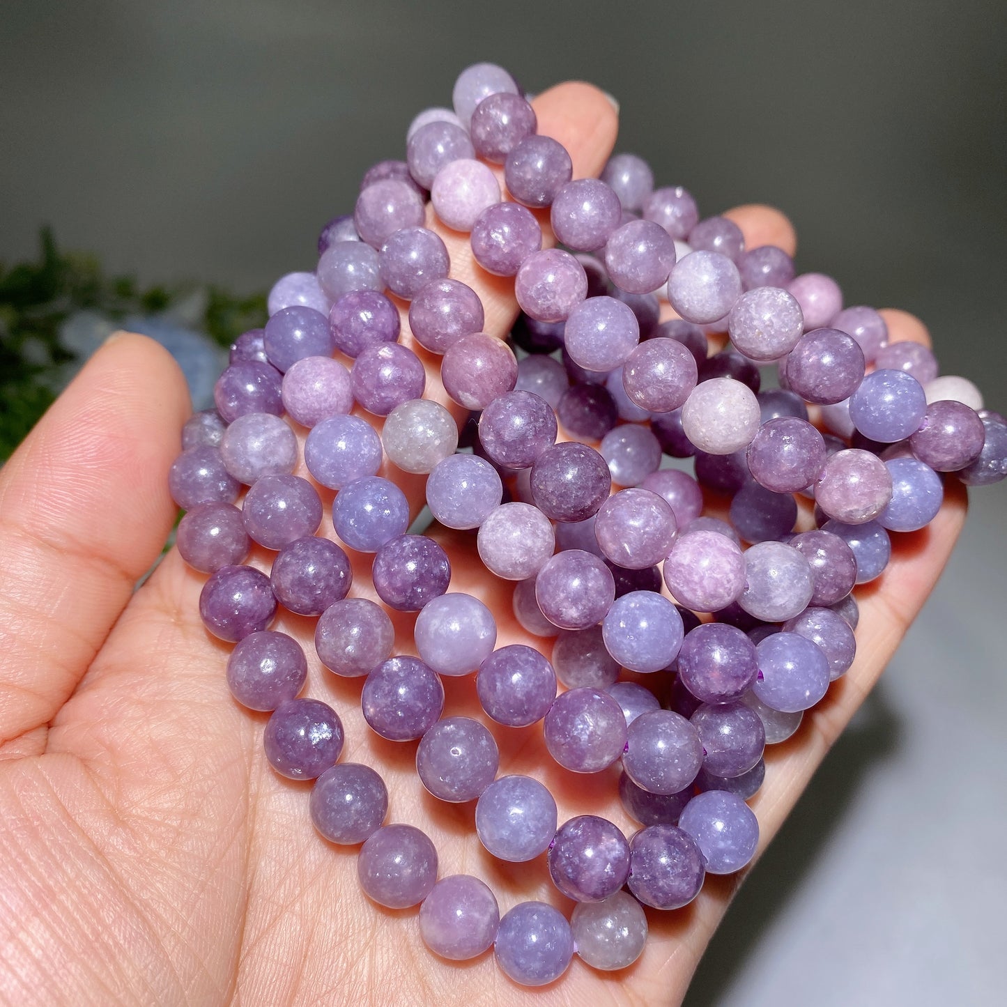 8mm Purple Mica Bracelet Wholesale Crystals USA