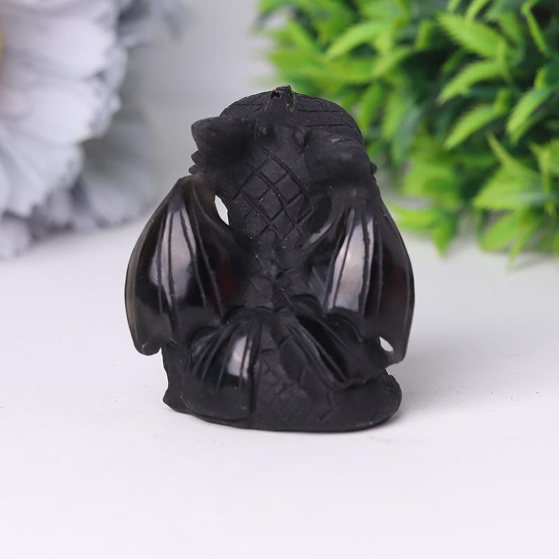 Black Obsidian Toothless Crystal Carvings Wholesale Crystals USA