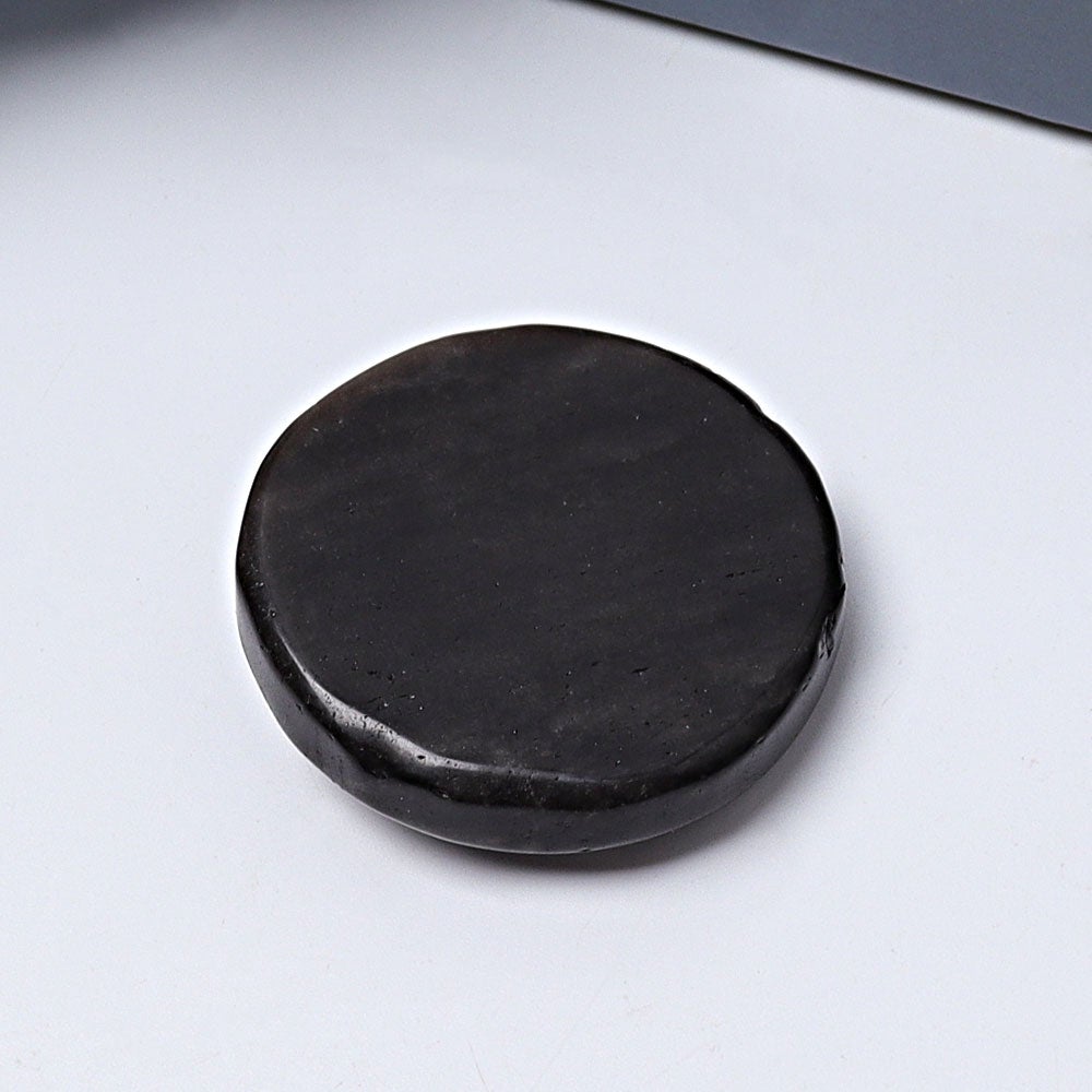 1.6"-1.8" Silver Obsidian Sun Moon Crystal Carving Wholesale Crystals USA