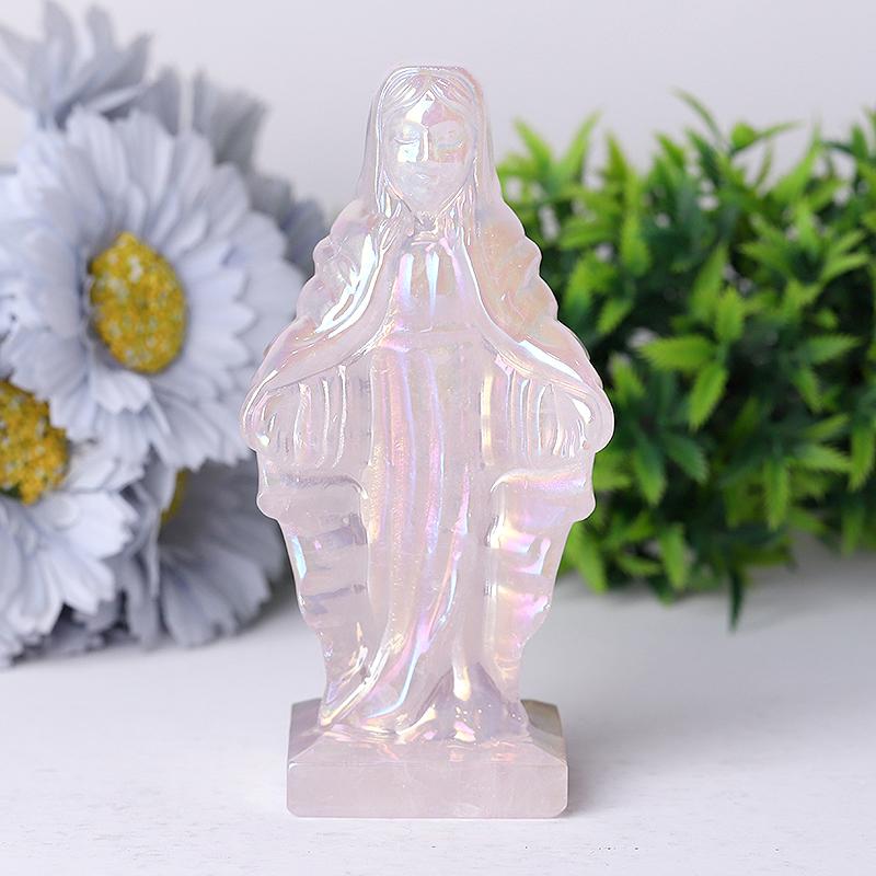 4.8" Aura Angel Sculpture Crystal Carvings Wholesale Crystals USA