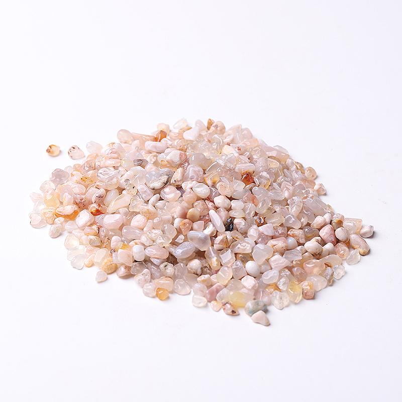 0.1kg 5-7mm High Quality Flower Agate Chips Wholesale Crystals USA