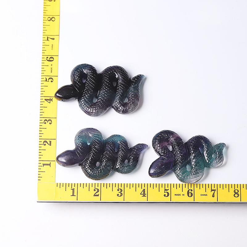 4" Fluorite Snake Crystal Carvings Wholesale Crystals USA
