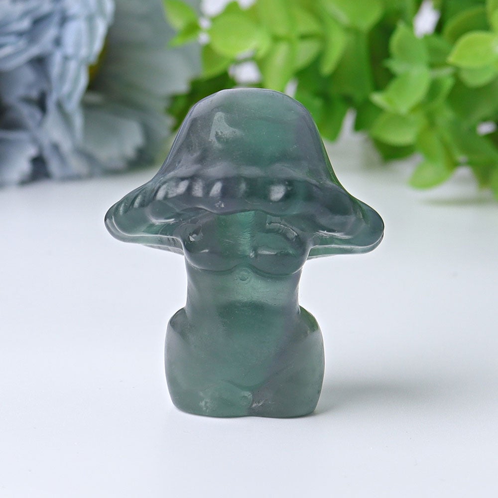 2" Crystal Mushroom Model Carving Wholesale Crystals USA