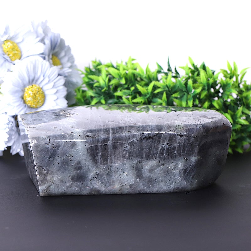 6.5" Unique Labradorite Stone Free Form