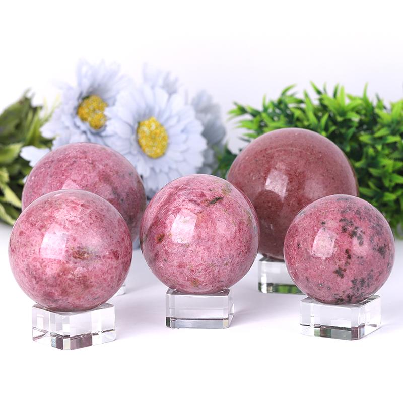 Rhodonite Sphere Wholesale Crystals USA