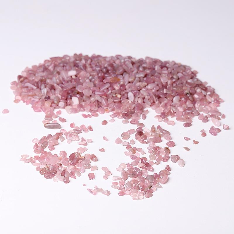 0.1kg Natural Madagascar Rose Quartz Chips Wholesale Crystals USA