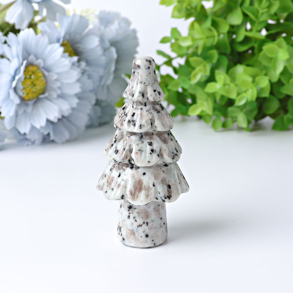 3" Fir Tree Crystal Carvings for Christmas Wholesale Crystals USA