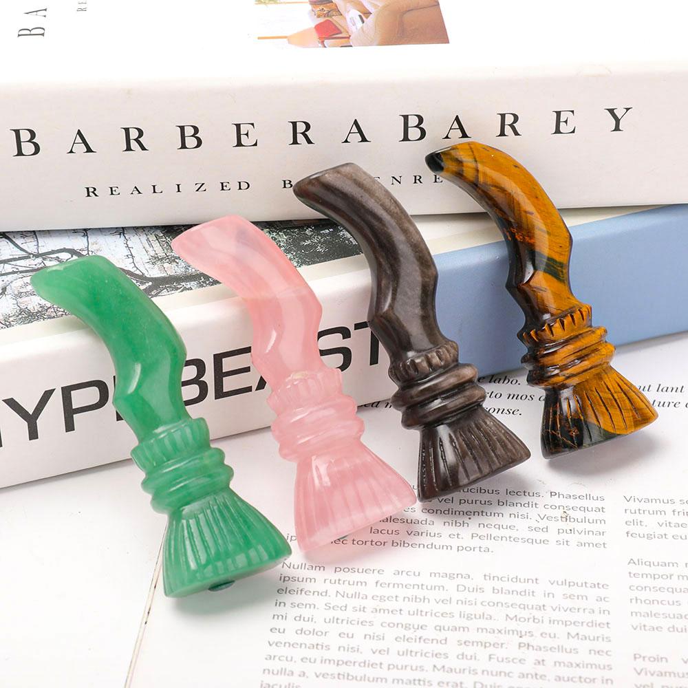 Wizard's Magic Broom Carvings Wholesale Crystals USA