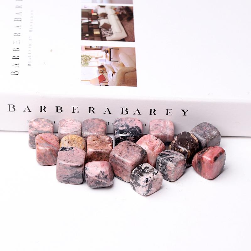 0.1kg 20mm-25mm Rhodonite Cubes Wholesale Crystals USA