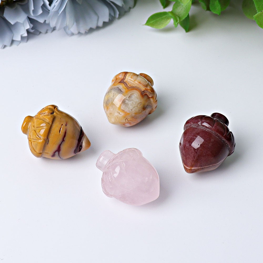 1" Hazelnut Crystal Carvings Wholesale Crystals USA