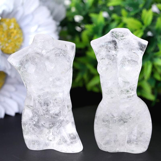 3" Clear Quartz Model Carvings Wholesale Crystals USA