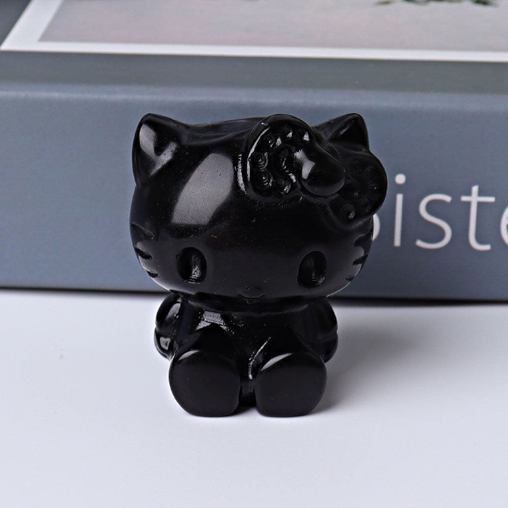 1.85" Hello Kitty Crystal Carvings Wholesale Crystals USA