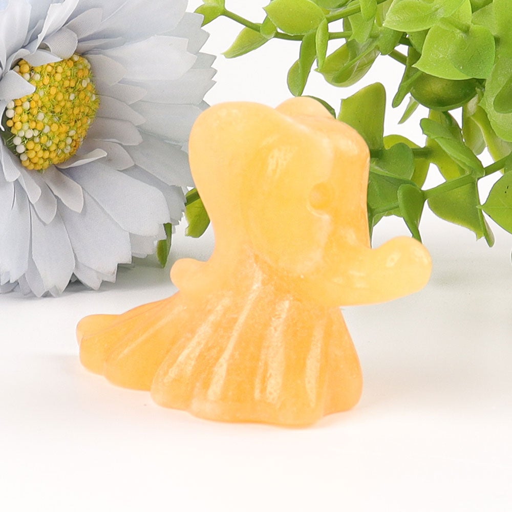 2.6" Honey Calcite The Ghost Dog Crystal Carvings Wholesale Crystals USA
