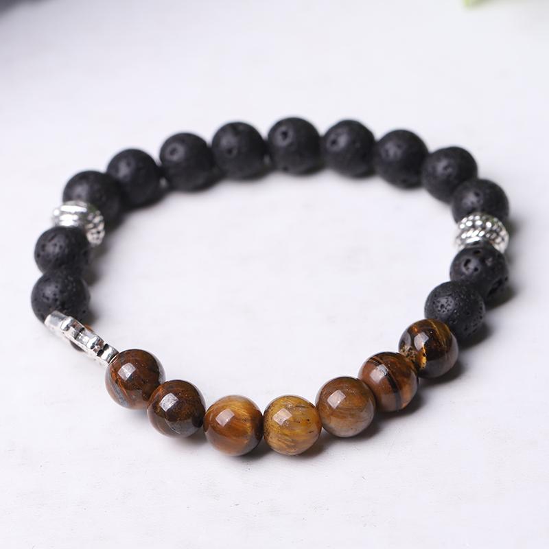 85mm Volcanic with Crystal Bracelet Wholesale Crystals USA