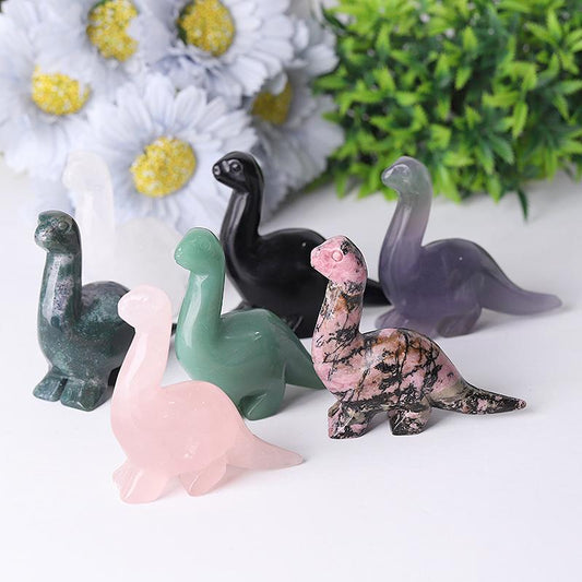3" Hot Sale Crystal Dinosaurs Carving Natural Crystal Carving for Collection Wholesale Crystals USA