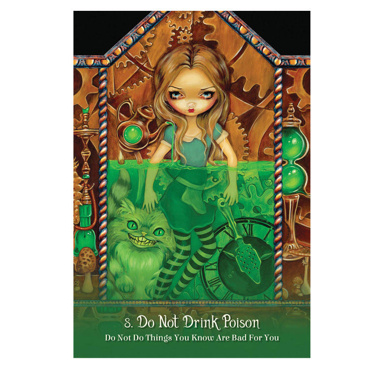 Alice the Wonderland Oracle Tarot Card Bulk Wholesale Crystals USA