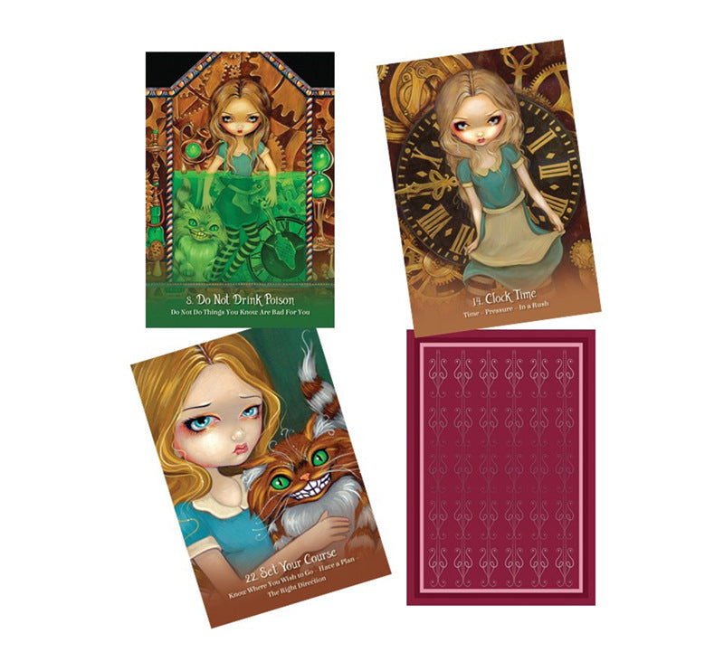 Alice the Wonderland Oracle Tarot Card Bulk Wholesale Crystals USA