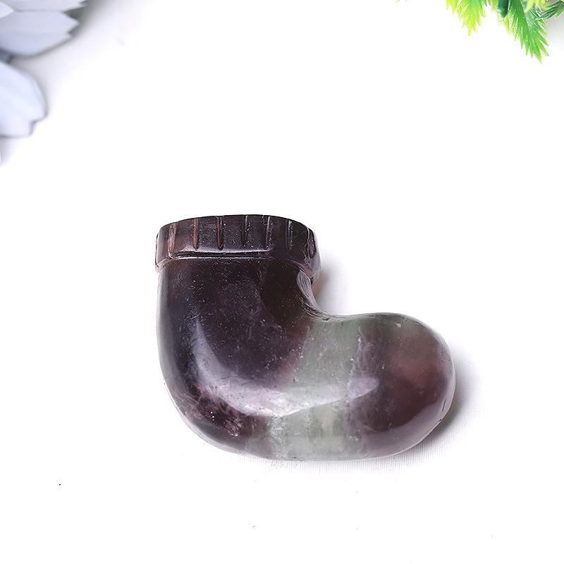 1.9" Sock Crystal Carvings for Christmas Wholesale Crystals USA