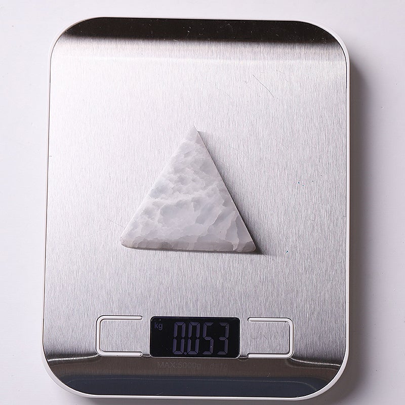 2" Triangle Selenite Slab Crystal Charging Plate Wholesale Crystals USA