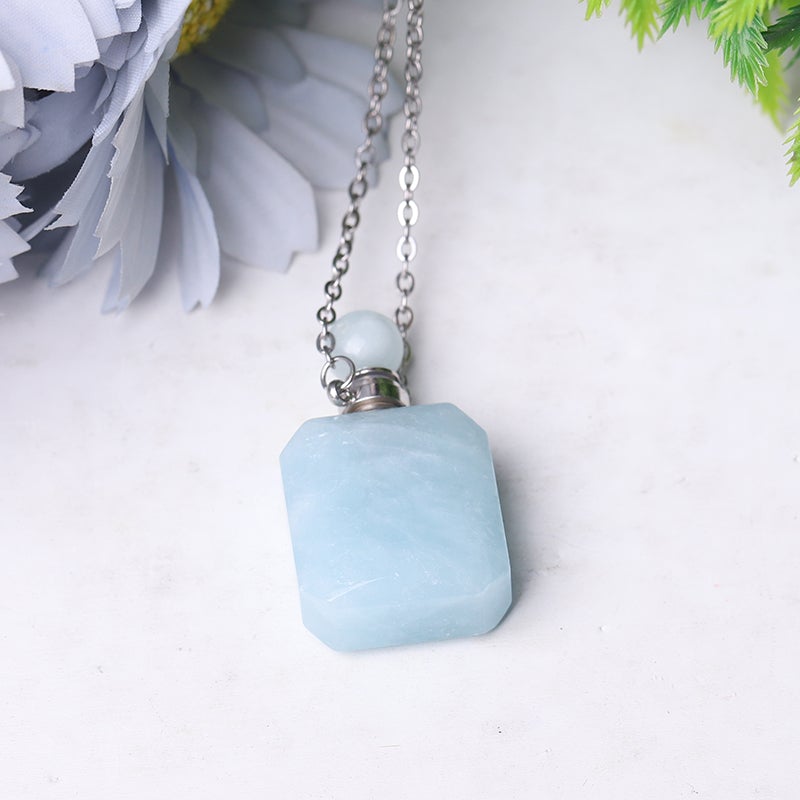 1.4" Empty Perfume Bottle Necklace DIY Wholesale Crystals USA