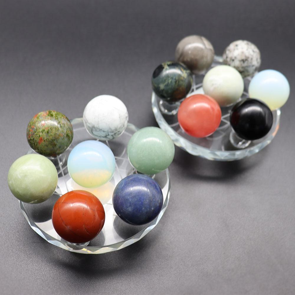 1.2”Gemstone Round Loose Beads Wholesale Natural Stone Beads Wholesale Crystals USA