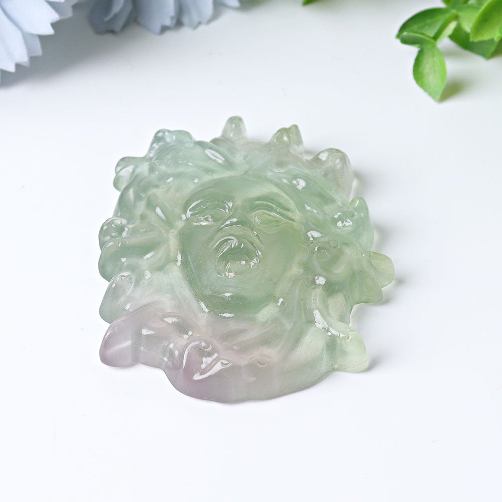 3" Fluorite Medusa Crystal Carvings Wholesale Crystals USA