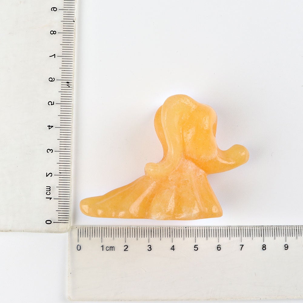 2.6" Honey Calcite The Ghost Dog Crystal Carvings Wholesale Crystals USA