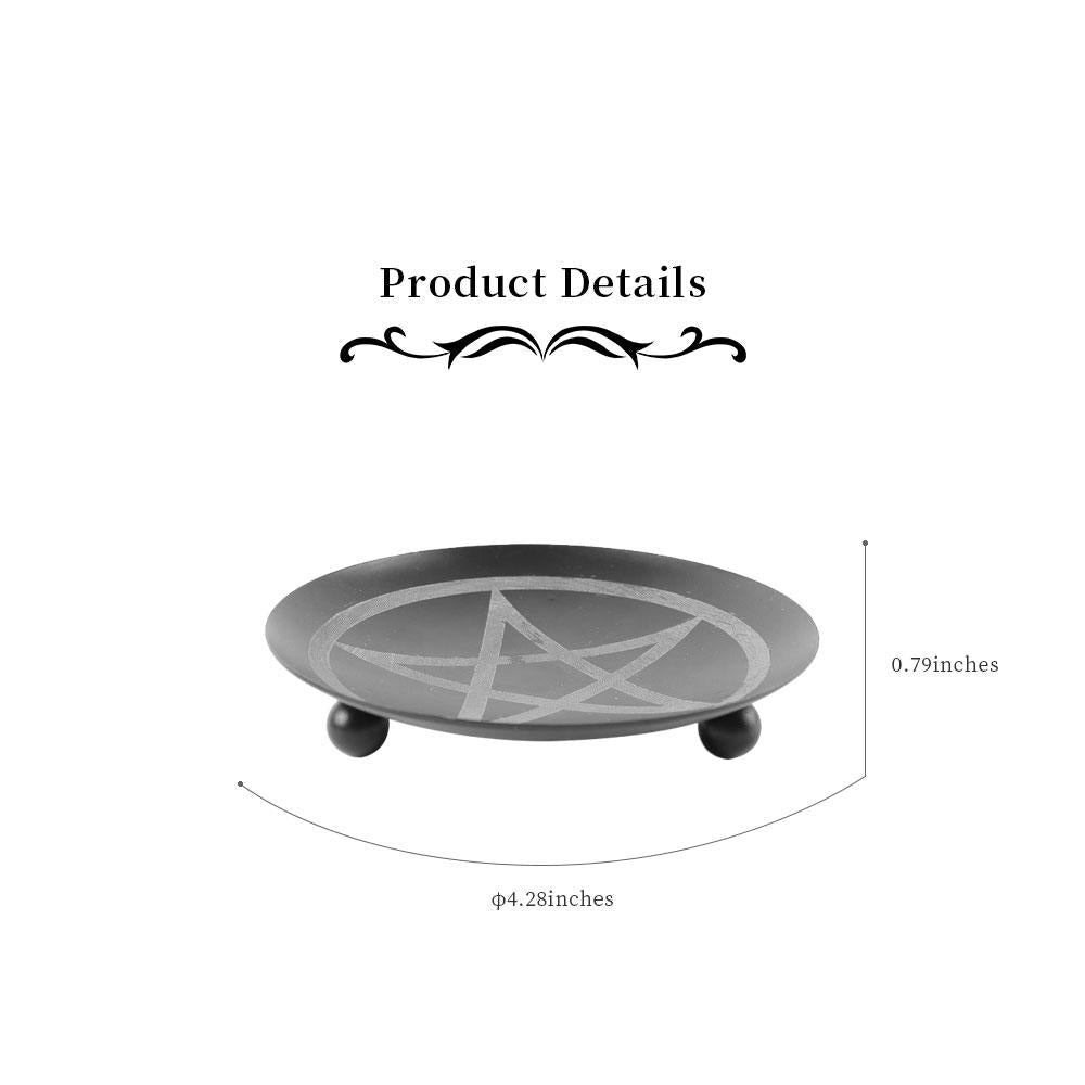 Black Metal Plate Stand