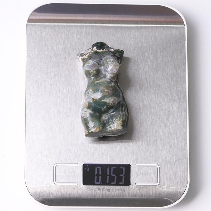 3" Moss Agate Model Carving Wholesale Crystals USA