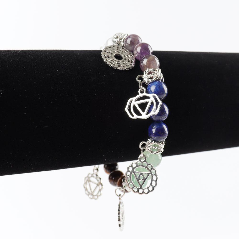 Chakra Bracelet with Ornament Wholesale Crystals USA