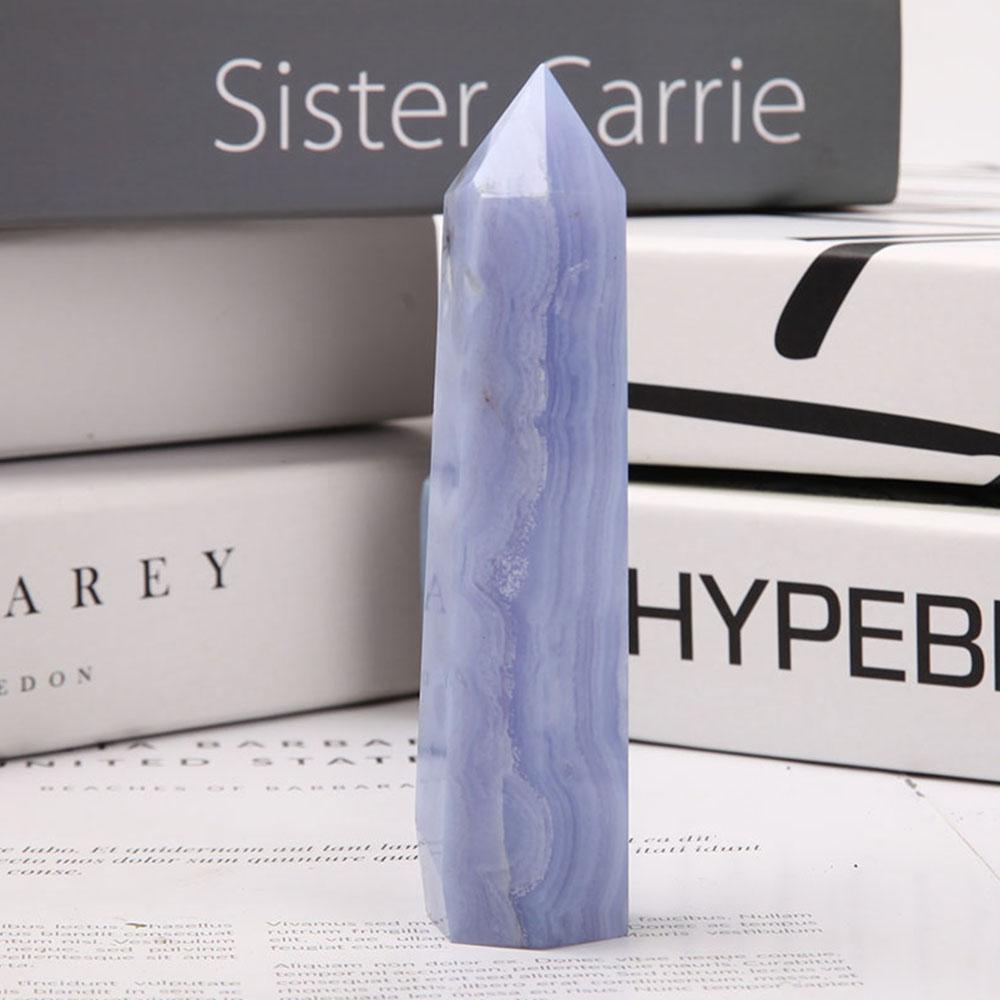Blue Lace Agate Point Wholesale Crystals USA