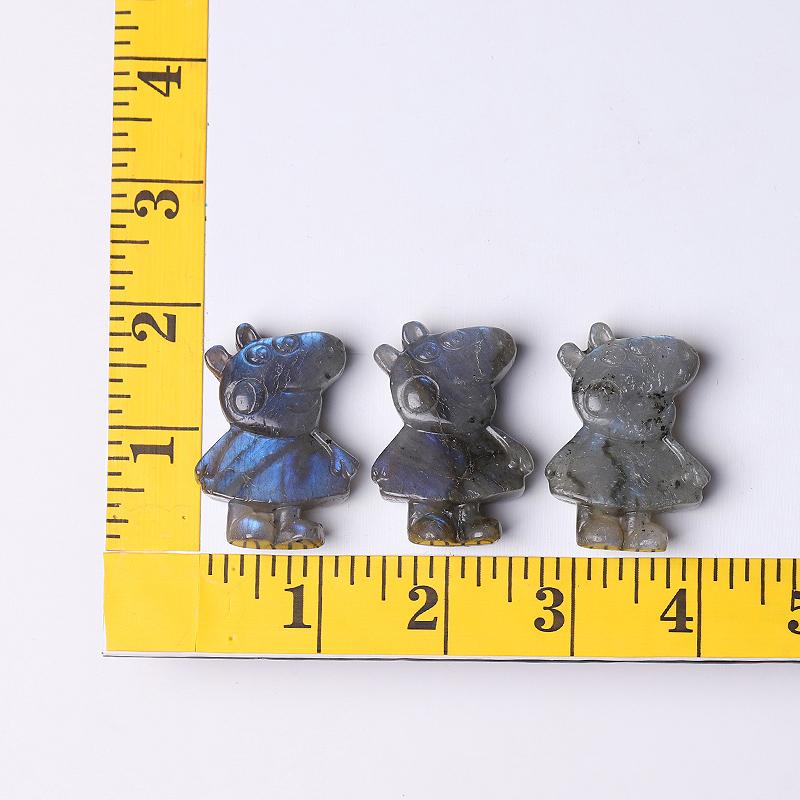 1.8" Peppa Pig Crystal Carvings Wholesale Crystals USA