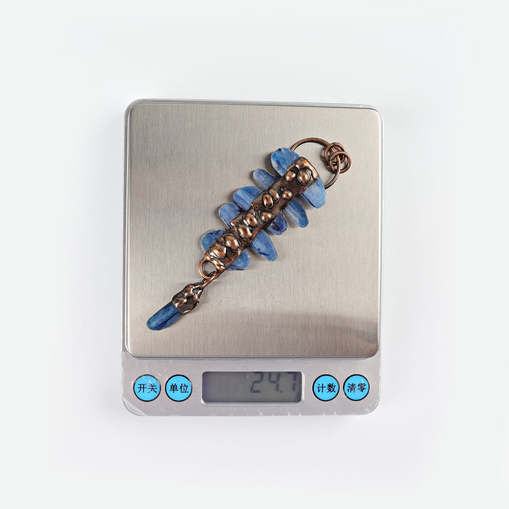 4.2" Kyanite Pendant for Jewelry Key Chain DIY Wholesale Crystals USA