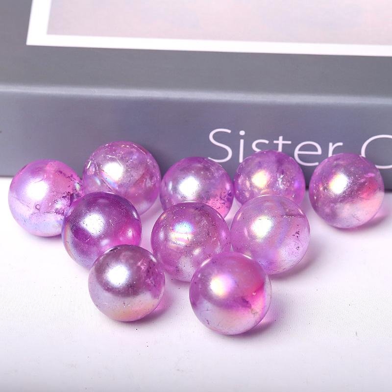 0.25kg Aura Purple Crystal Sphere Wholesale Crystals USA