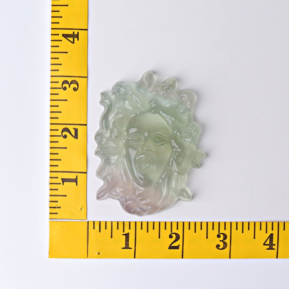 3" Fluorite Medusa Crystal Carvings Wholesale Crystals USA
