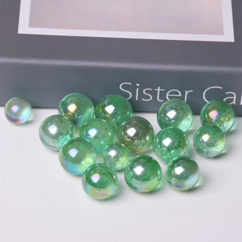0.25kg Aura Green Crystal Sphere Wholesale Crystals USA