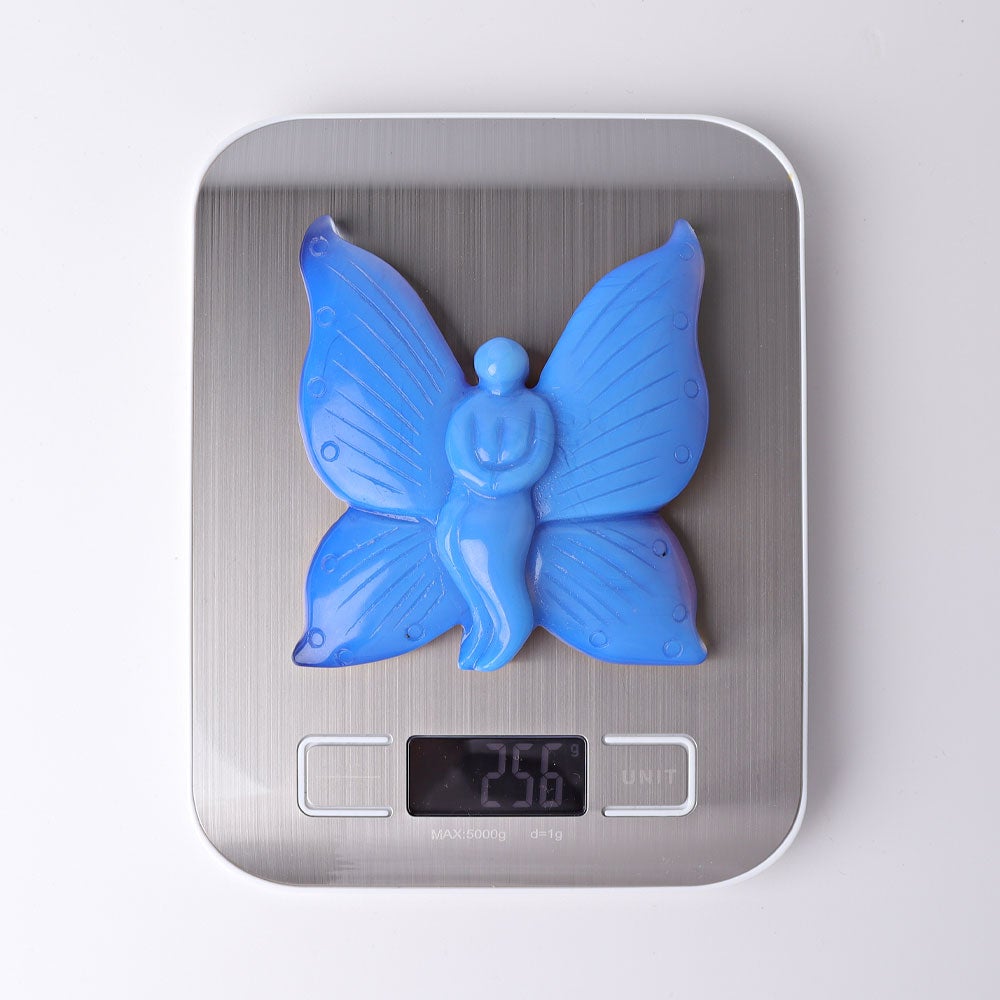 4" Blue Opalite Fairy Crystal Carvings Wholesale Crystals USA