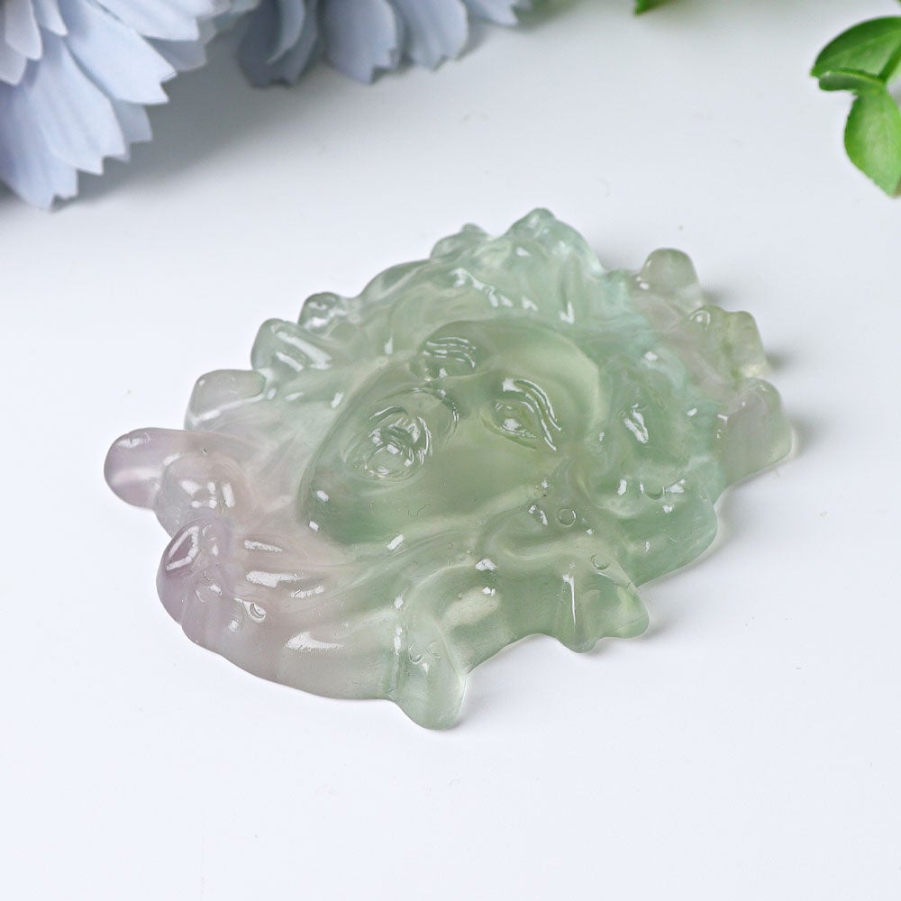 3" Fluorite Medusa Crystal Carvings Wholesale Crystals USA