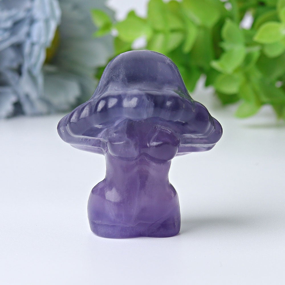2" Crystal Mushroom Model Carving Wholesale Crystals USA