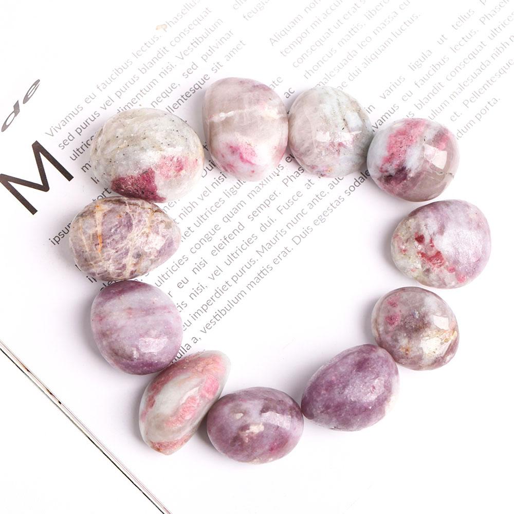 0.1kg Pink Tourmaline Crystal Tumbles Wholesale Crystals USA